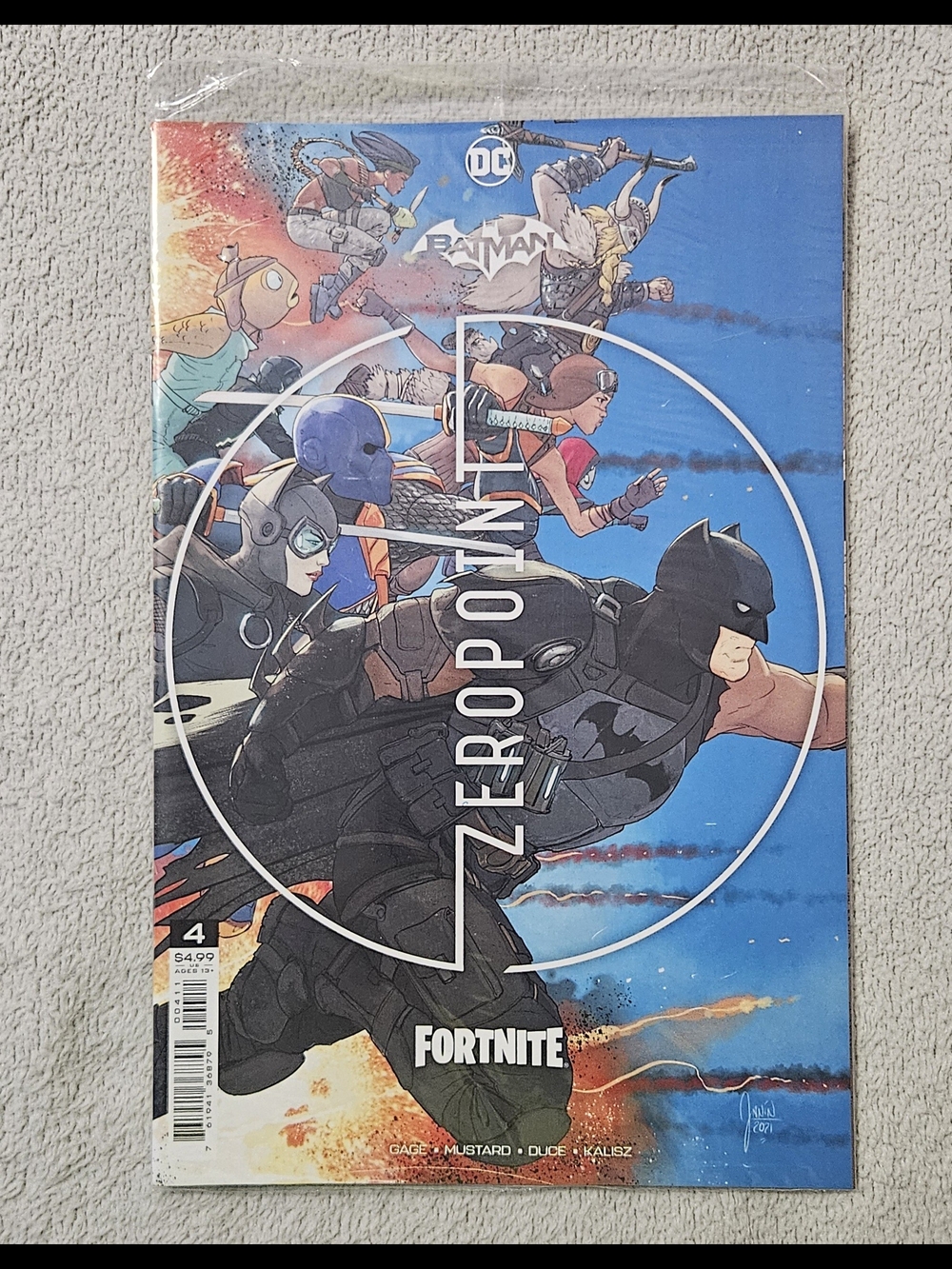 BATMAN FORTNITE Zero Point D.c. Comics 2021 #4 Raw Grade 10 Still In Original...